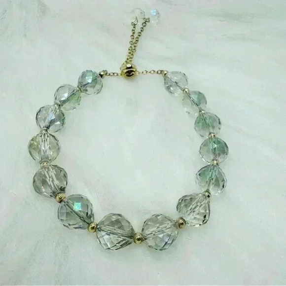 Sparkly Diana Green Beaded Bracelet - Picture 4 of 5